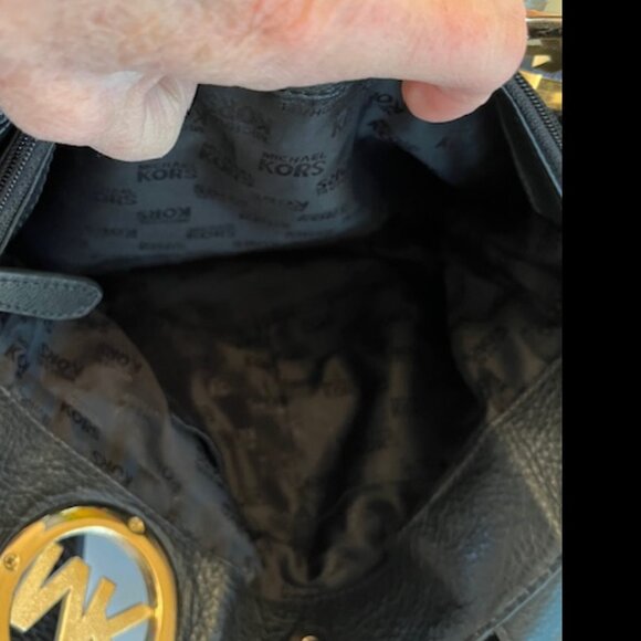 MICHAEL KORS | Fulton Pebbled Black Leather Tote bag and Wallet-EUC - Picture 12 of 16